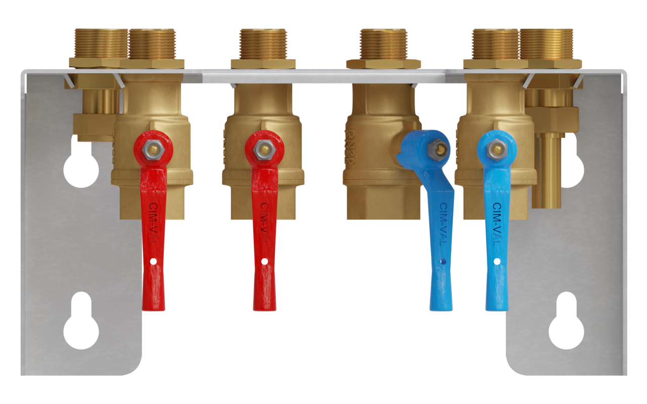 Aansluitset 500 serie (4x kogelkr.)